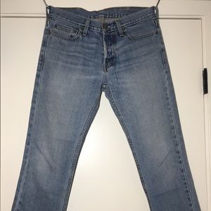 Hollister Men’s Slim Straight Jeans Dark Wash